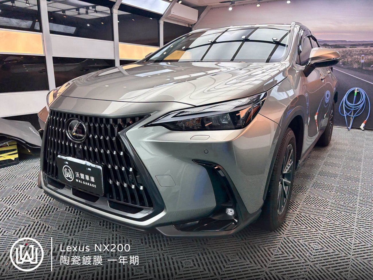 LEXUS NX200 鈦色 陶瓷鍍膜 完工